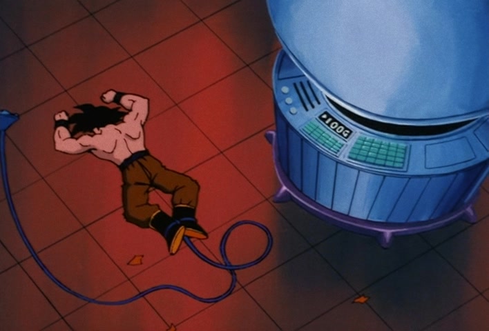Dragon Ball Z Ep 57: I'm Back to My Old Self Again!! Goku Takes on 100 Times Gravity @ 13:07