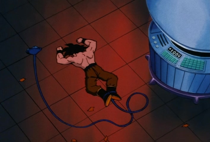 Dragon Ball Z Ep 57: I'm Back to My Old Self Again!! Goku Takes on 100 Times Gravity @ 13:48
