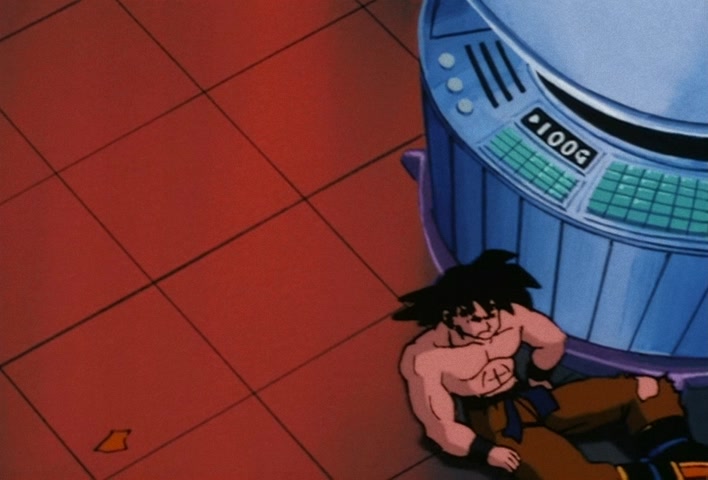 Dragon Ball Z Ep 57: I'm Back to My Old Self Again!! Goku Takes on 100 Times Gravity @ 15:18