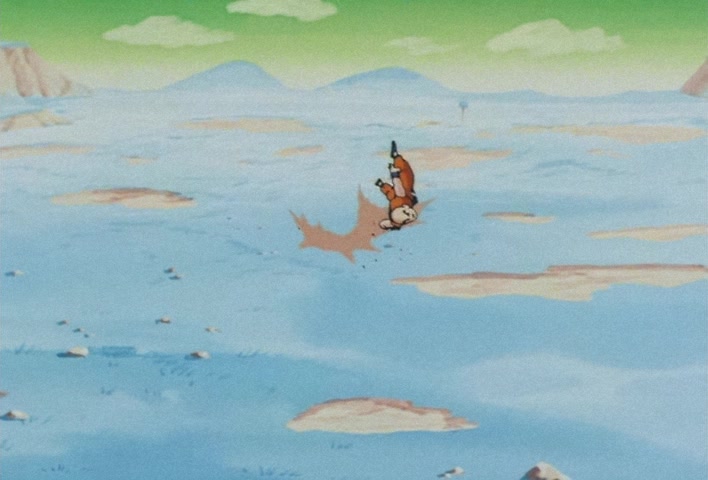 Dragon Ball Z Ep 65: Don't Die, Gohan! Goku Finally Touches Down on the Battlefield @ 02:26