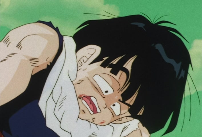 Dragon Ball Z Ep 65: Don't Die, Gohan! Goku Finally Touches Down on the Battlefield @ 10:46