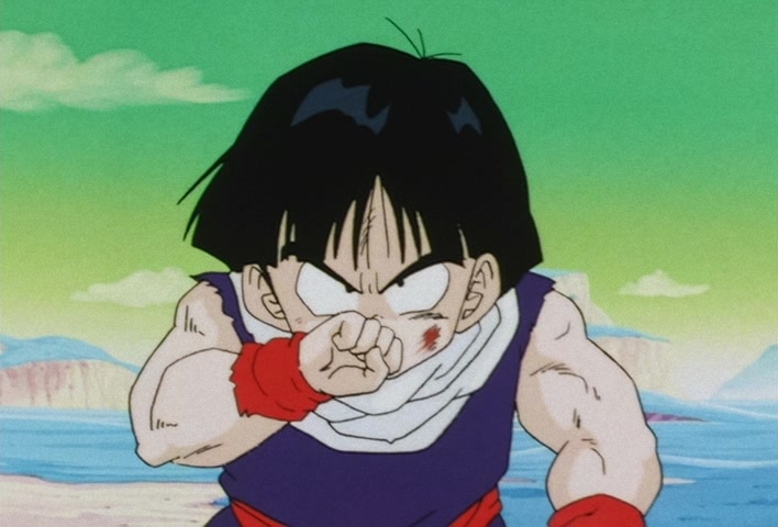 Dragon Ball Z Ep 65: Don't Die, Gohan! Goku Finally Touches Down on the Battlefield @ 11:40