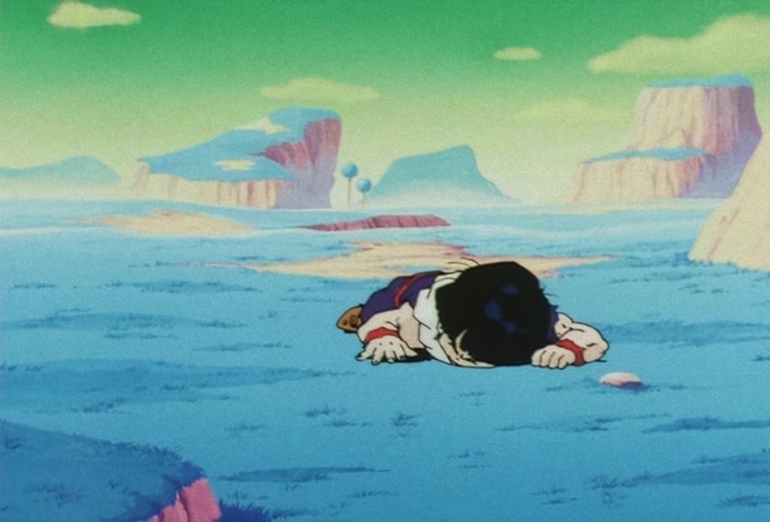 Dragon Ball Z Ep 65: Don't Die, Gohan! Goku Finally Touches Down on the Battlefield @ 17:19