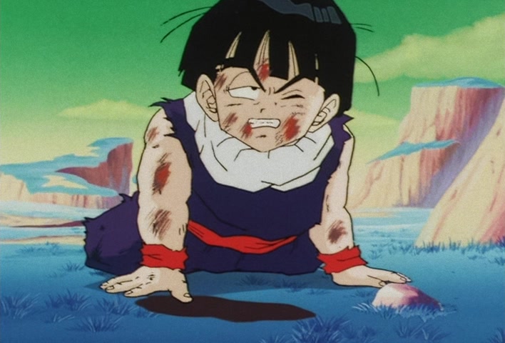 Dragon Ball Z Ep 65: Don't Die, Gohan! Goku Finally Touches Down on the Battlefield @ 17:57