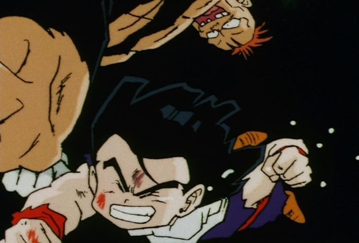 Dragon Ball Z Ep 65: Don't Die, Gohan! Goku Finally Touches Down on the Battlefield @ 19:06