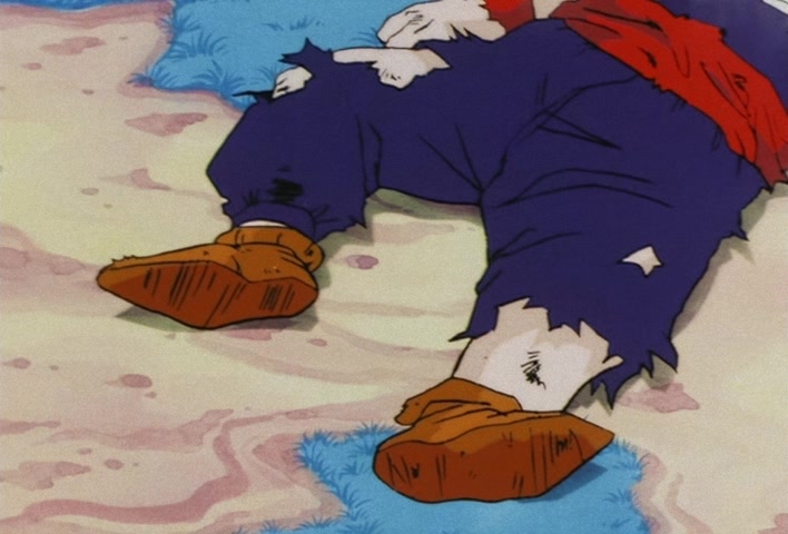 Dragon Ball Z Ep 65: Don't Die, Gohan! Goku Finally Touches Down on the Battlefield @ 19:45