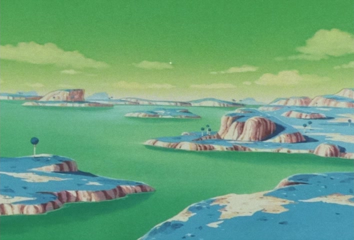 Dragon Ball Z Ep 65: Don't Die, Gohan! Goku Finally Touches Down on the Battlefield @ 21:25