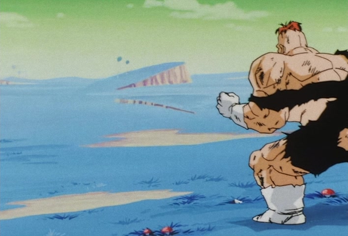 Dragon Ball Z Ep 67: Lightning Balls of Red and Blue! Jheese and Butta Attack Goku @ 03:36