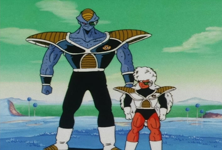 Dragon Ball Z Ep 67: Lightning Balls of Red and Blue! Jheese and Butta Attack Goku @ 06:42