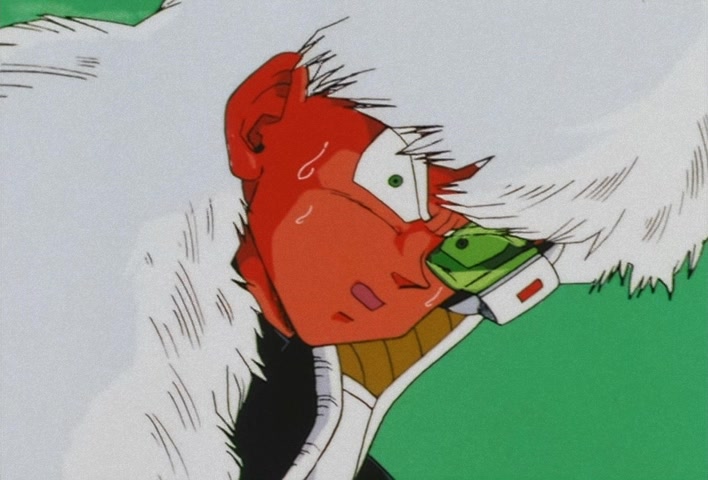 Dragon Ball Z Ep 67: Lightning Balls of Red and Blue! Jheese and Butta Attack Goku @ 08:38