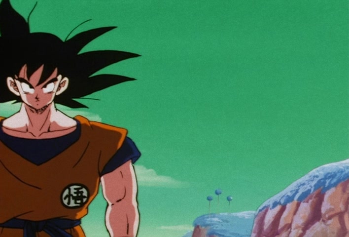 Dragon Ball Z Ep 67: Lightning Balls of Red and Blue! Jheese and Butta Attack Goku @ 08:54