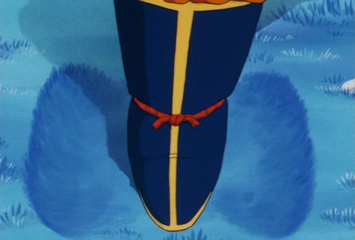Dragon Ball Z Ep 67: Lightning Balls of Red and Blue! Jheese and Butta Attack Goku @ 09:17