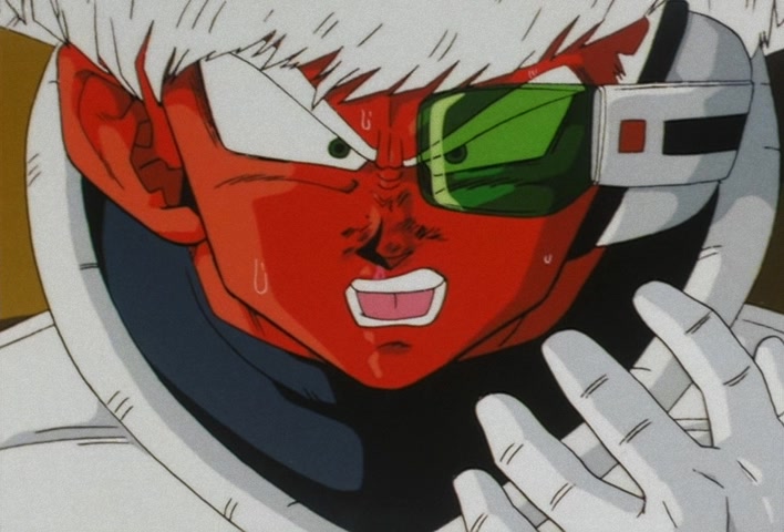Dragon Ball Z Ep 67: Lightning Balls of Red and Blue! Jheese and Butta Attack Goku @ 09:48