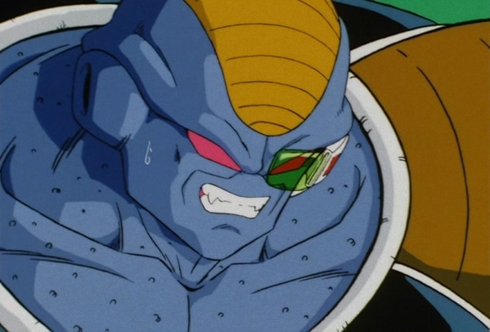 Dragon Ball Z Ep 67: Lightning Balls of Red and Blue! Jheese and Butta Attack Goku @ 10:11