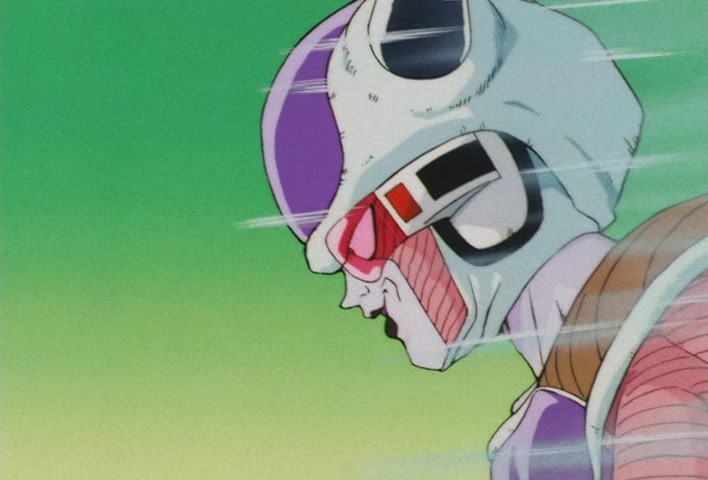 Dragon Ball Z Ep 67: Lightning Balls of Red and Blue! Jheese and Butta Attack Goku @ 11:06