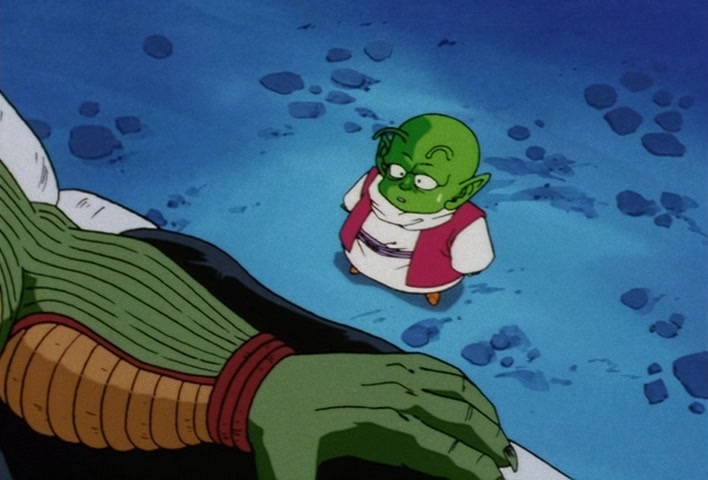 Dragon Ball Z Ep 67: Lightning Balls of Red and Blue! Jheese and Butta Attack Goku @ 12:15