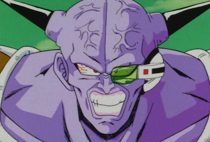 Dragon Ball Z Ep 67: Lightning Balls of Red and Blue! Jheese and Butta Attack Goku @ 14:04