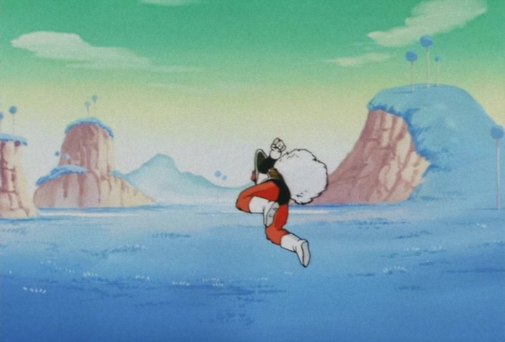 Dragon Ball Z Ep 67: Lightning Balls of Red and Blue! Jheese and Butta Attack Goku @ 16:00