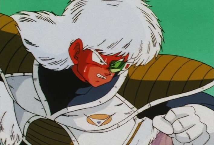 Dragon Ball Z Ep 67: Lightning Balls of Red and Blue! Jheese and Butta Attack Goku @ 17:10