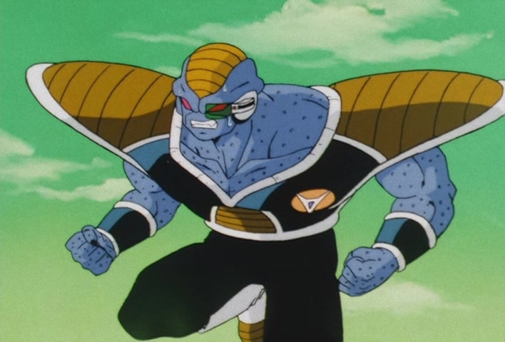 Dragon Ball Z Ep 67: Lightning Balls of Red and Blue! Jheese and Butta Attack Goku @ 18:20