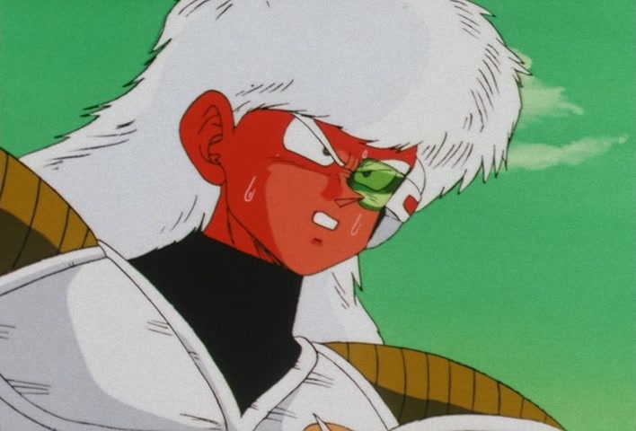 Dragon Ball Z Ep 67: Lightning Balls of Red and Blue! Jheese and Butta Attack Goku @ 18:27