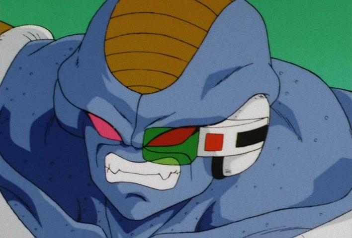 Dragon Ball Z Ep 67: Lightning Balls of Red and Blue! Jheese and Butta Attack Goku @ 20:16