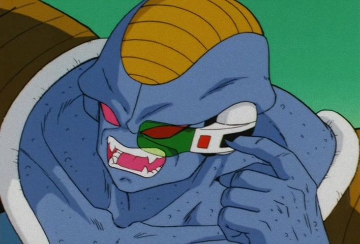 Dragon Ball Z Ep 67: Lightning Balls of Red and Blue! Jheese and Butta Attack Goku @ 20:39