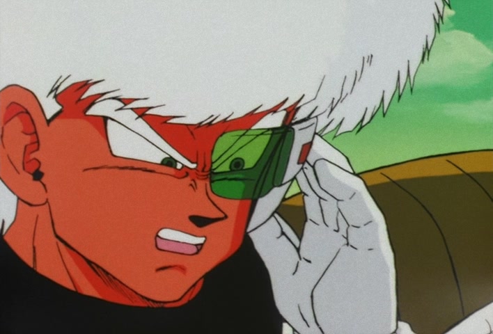 Dragon Ball Z Ep 67: Lightning Balls of Red and Blue! Jheese and Butta Attack Goku @ 20:55
