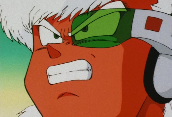 Dragon Ball Z Ep 67: Lightning Balls of Red and Blue! Jheese and Butta Attack Goku @ 21:02