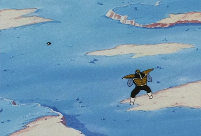 Dragon Ball Z Ep 67: Lightning Balls of Red and Blue! Jheese and Butta Attack Goku @ 21:41