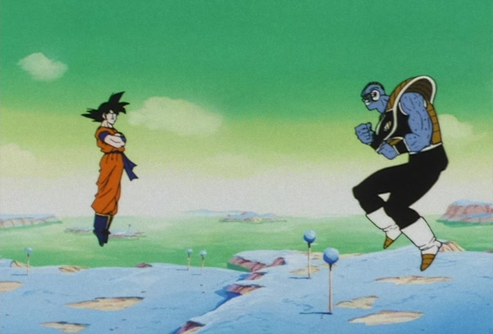 Dragon Ball Z Ep 68: At Last, a Direct Confrontation!! Captain Ginyu Takes the Field @ 03:28