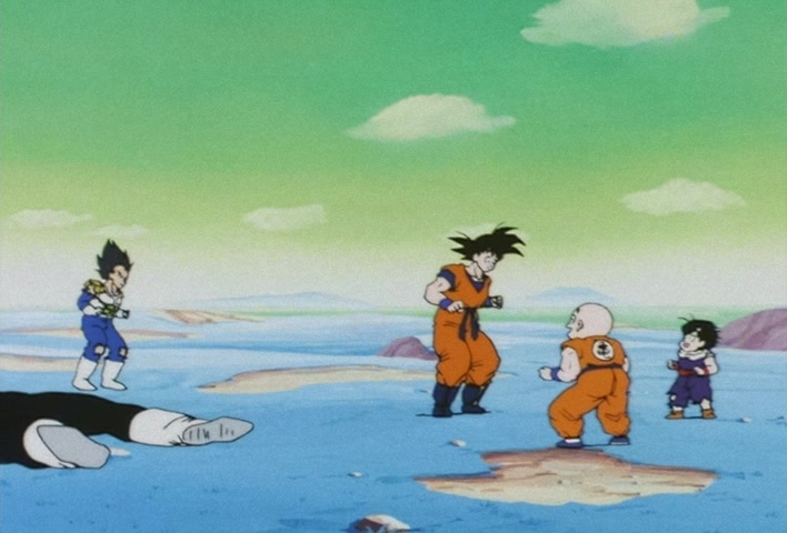 Dragon Ball Z Ep 68: At Last, a Direct Confrontation!! Captain Ginyu Takes the Field @ 11:05