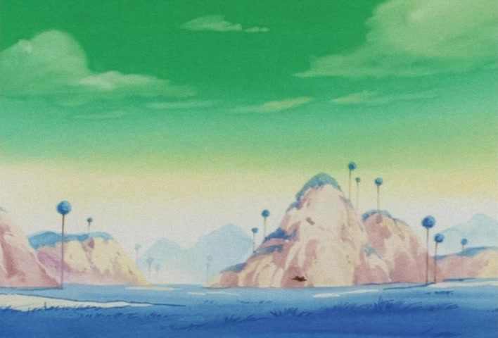 Dragon Ball Z Ep 69: Incredible Force!! Did You See It, Goku's Full Power? @ 05:33
