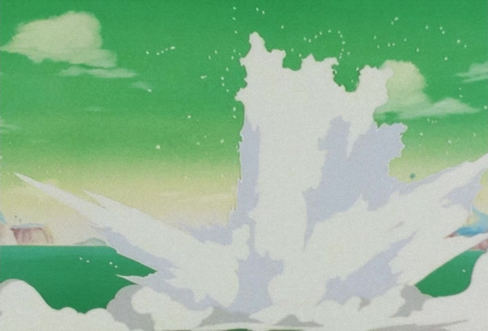 Dragon Ball Z Ep 69: Incredible Force!! Did You See It, Goku's Full Power? @ 14:28