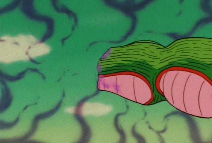 Dragon Ball Z Ep 71: Surprise!! Goku is Ginyu and Ginyu is Goku @ 11:47