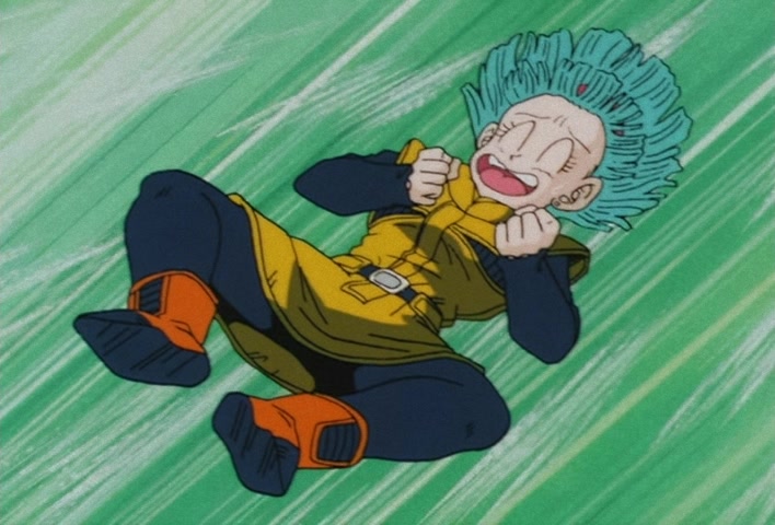 Dragon Ball Z Ep 71: Surprise!! Goku is Ginyu and Ginyu is Goku @ 14:23