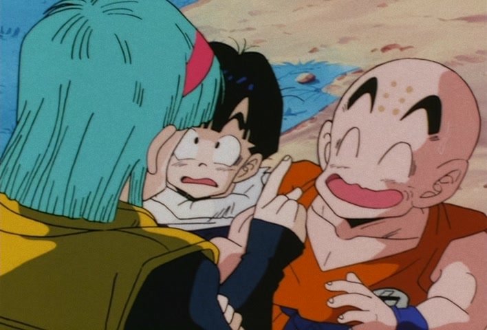 Dragon Ball Z Ep 71: Surprise!! Goku is Ginyu and Ginyu is Goku @ 15:37