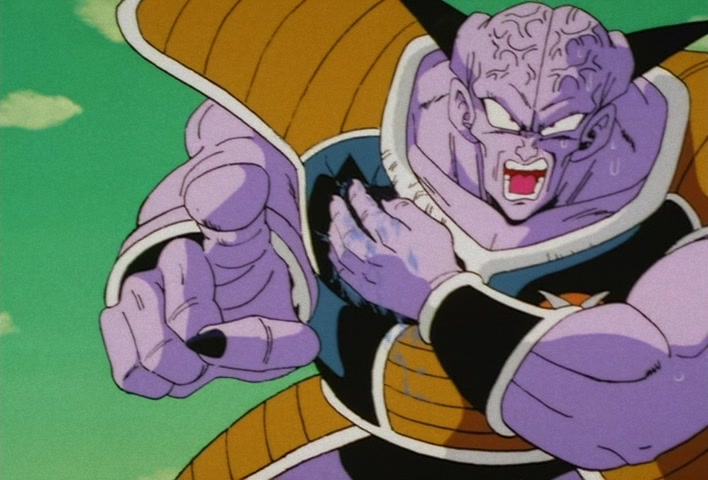 Dragon Ball Z Ep 71: Surprise!! Goku is Ginyu and Ginyu is Goku @ 20:32
