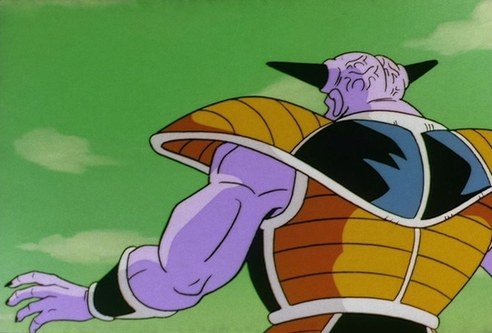 Dragon Ball Z Ep 73: That Ain't Me! Gohan, Don't Lose Your Nerve, Hit Your Father!! @ 01:56