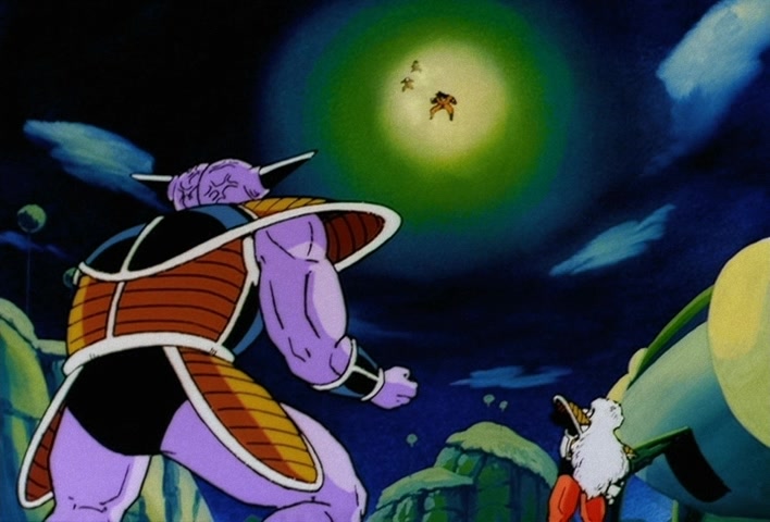 Dragon Ball Z Ep 73: That Ain't Me! Gohan, Don't Lose Your Nerve, Hit Your Father!! @ 03:02