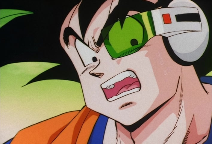 Dragon Ball Z Ep 73: That Ain't Me! Gohan, Don't Lose Your Nerve, Hit Your Father!! @ 05:05