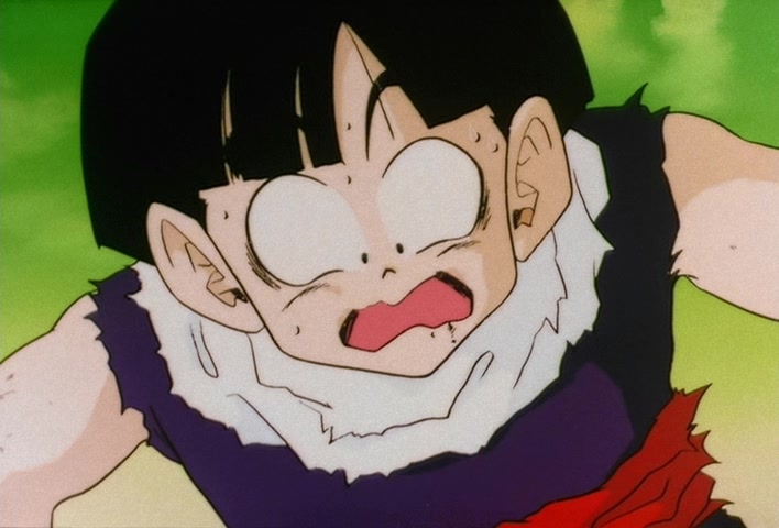 Dragon Ball Z Ep 73: That Ain't Me! Gohan, Don't Lose Your Nerve, Hit Your Father!! @ 05:13