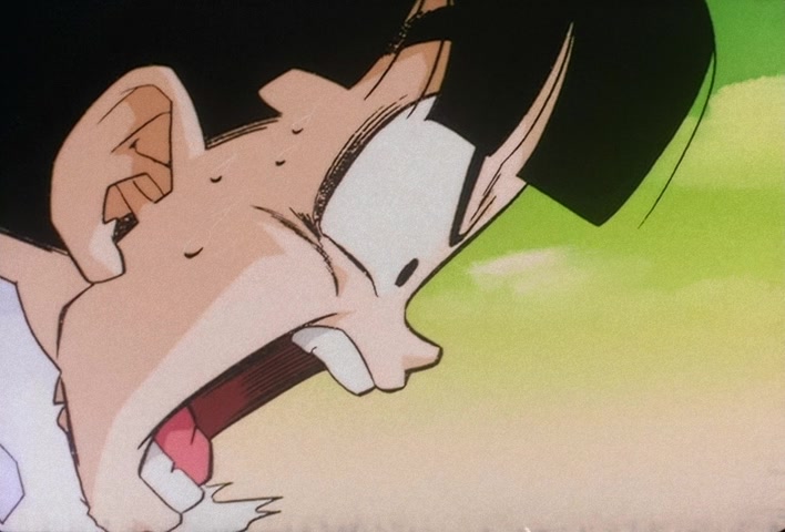 Dragon Ball Z Ep 73: That Ain't Me! Gohan, Don't Lose Your Nerve, Hit Your Father!! @ 06:19