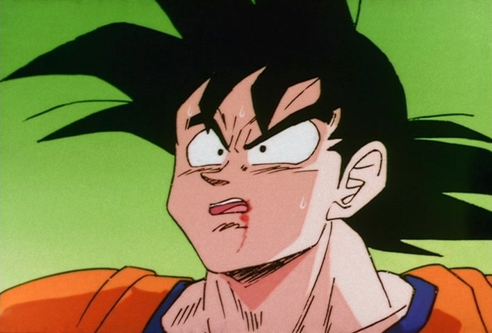 Dragon Ball Z Ep 73: That Ain't Me! Gohan, Don't Lose Your Nerve, Hit Your Father!! @ 08:14