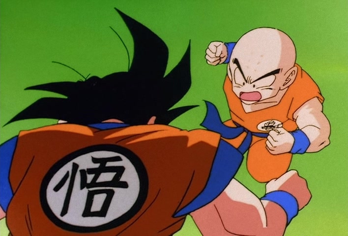 Dragon Ball Z Ep 73: That Ain't Me! Gohan, Don't Lose Your Nerve, Hit Your Father!! @ 11:31