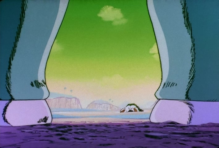 Dragon Ball Z Ep 73: That Ain't Me! Gohan, Don't Lose Your Nerve, Hit Your Father!! @ 13:09