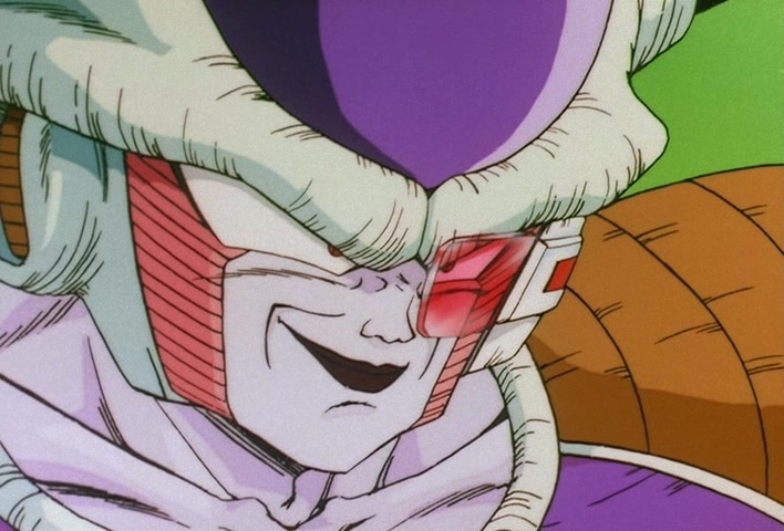 Dragon Ball Z Ep 73: That Ain't Me! Gohan, Don't Lose Your Nerve, Hit Your Father!! @ 13:25