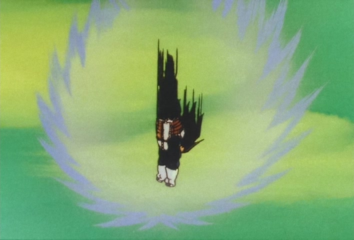 Dragon Ball Z Ep 74: A Huge Miscalculation!! Ginyu Has Turned into a Frog @ 02:37