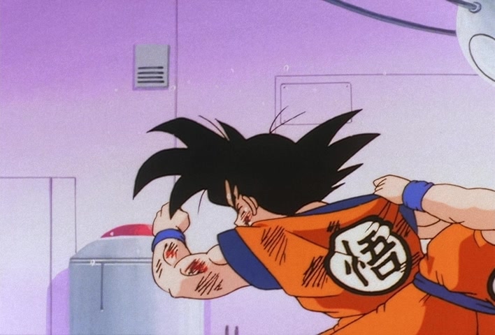 Dragon Ball Z Ep 74: A Huge Miscalculation!! Ginyu Has Turned into a Frog @ 14:56