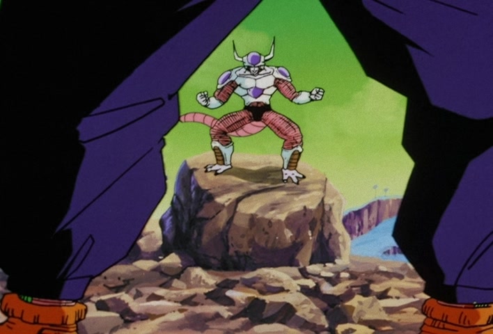 Dragon Ball Z Ep 83: Fear Me!! Freeza Does Battle With a 3rd Transformation @ 02:06